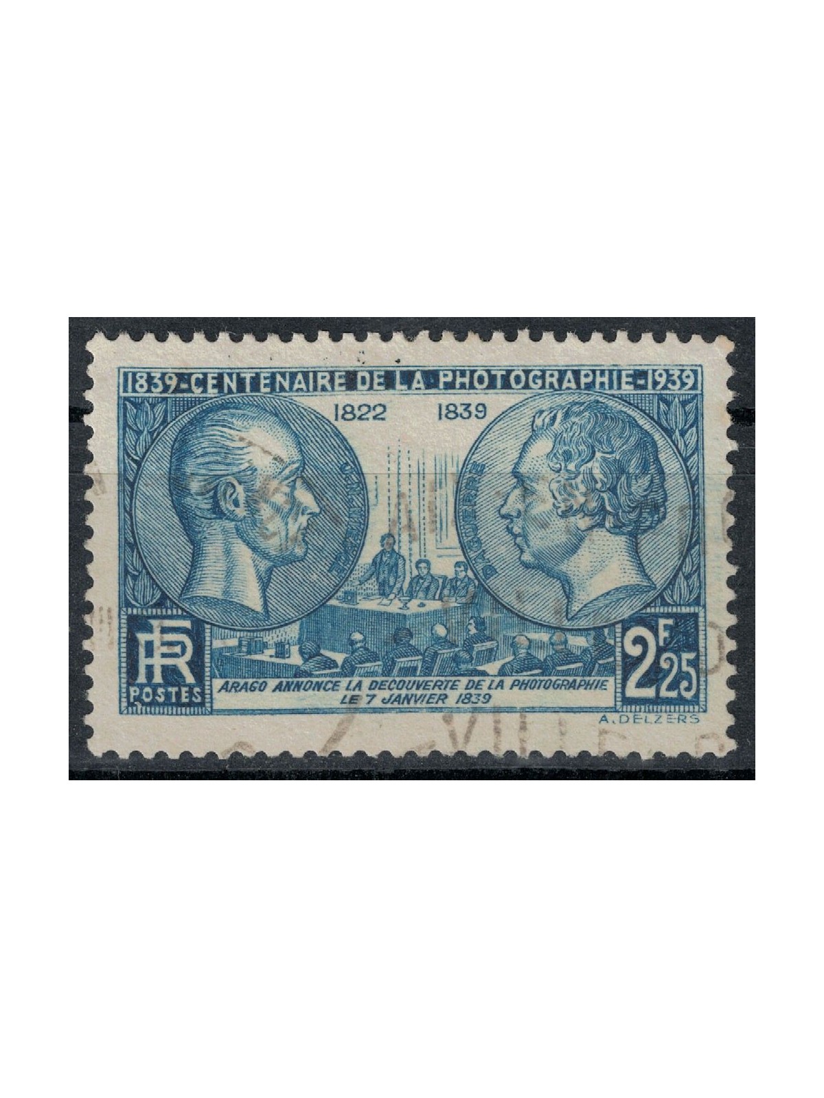 FRANCIA 1939 Centenario della fotografia us