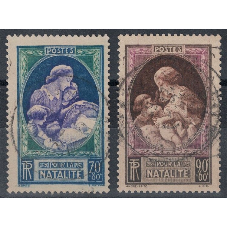 FRANCE 1939 Pro natality 2v us