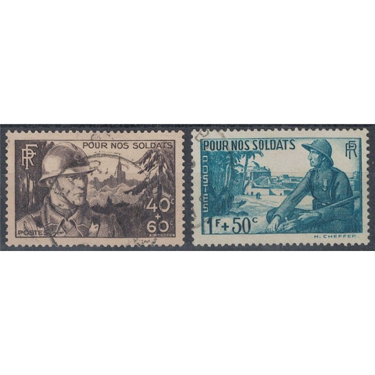 FRANCIA 1940 Pour nos Soldats 2v us