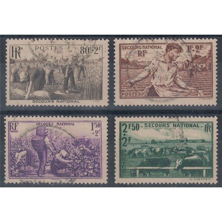 FRANCE 1940 Pro Soccorso Nazionale 4v us