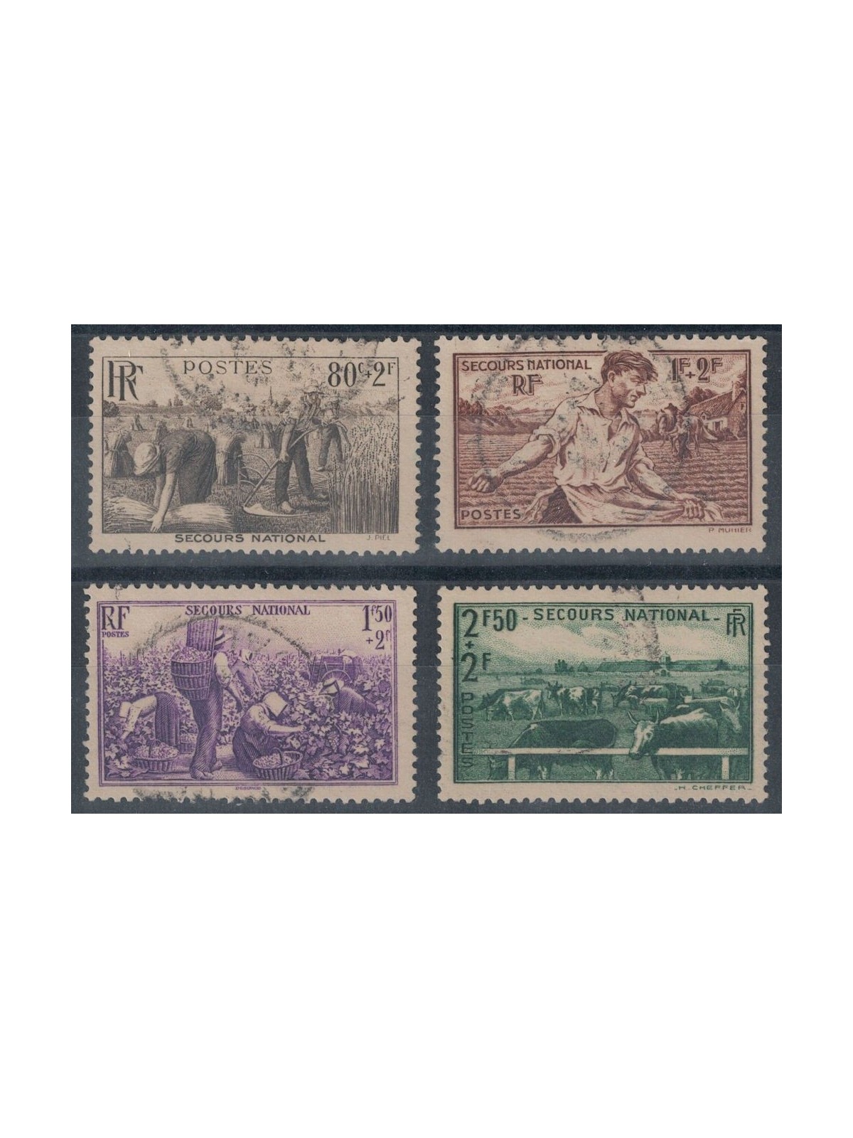 FRANCE 1940 Pro Soccorso Nazionale 4v us