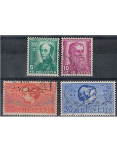 SWITZERLAND 1937 Pro Juventute 4v us