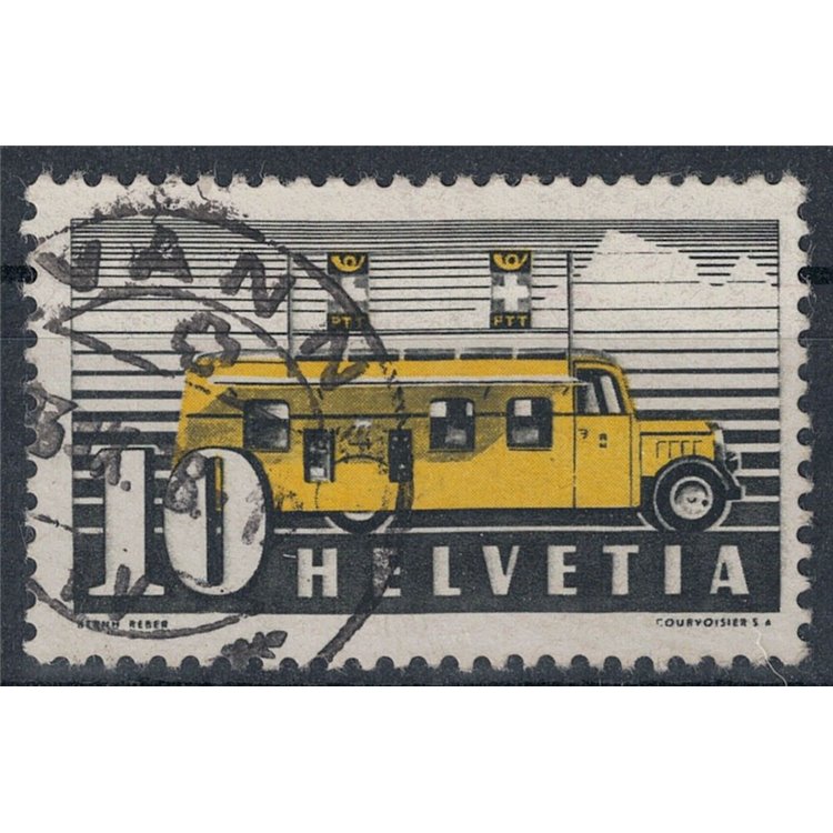 SVIZZERA 1937 Ufficio postale mobile us