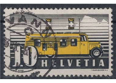 SWITZERLAND 1937 Mobile Post Office us