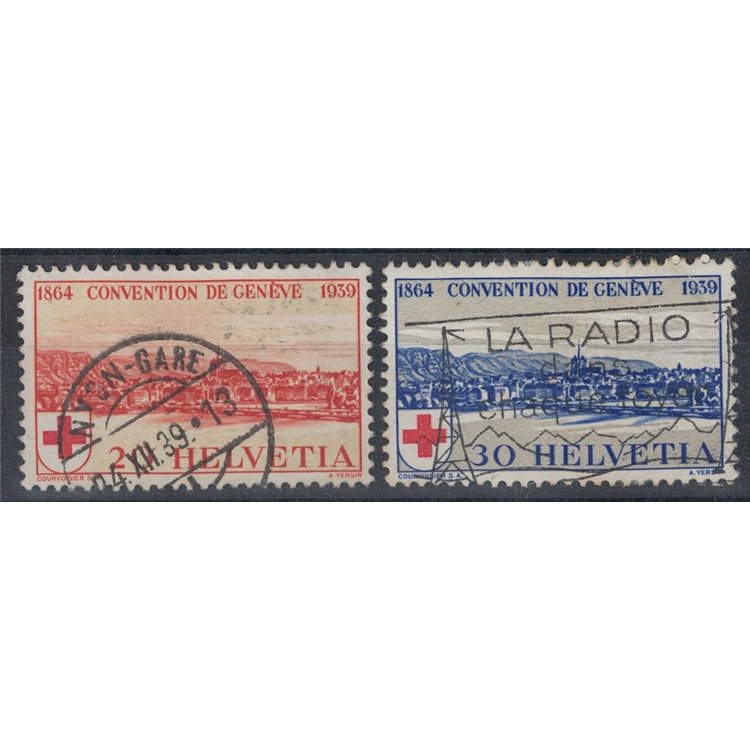 SWITZERLAND 1939 Red Cross 2v us