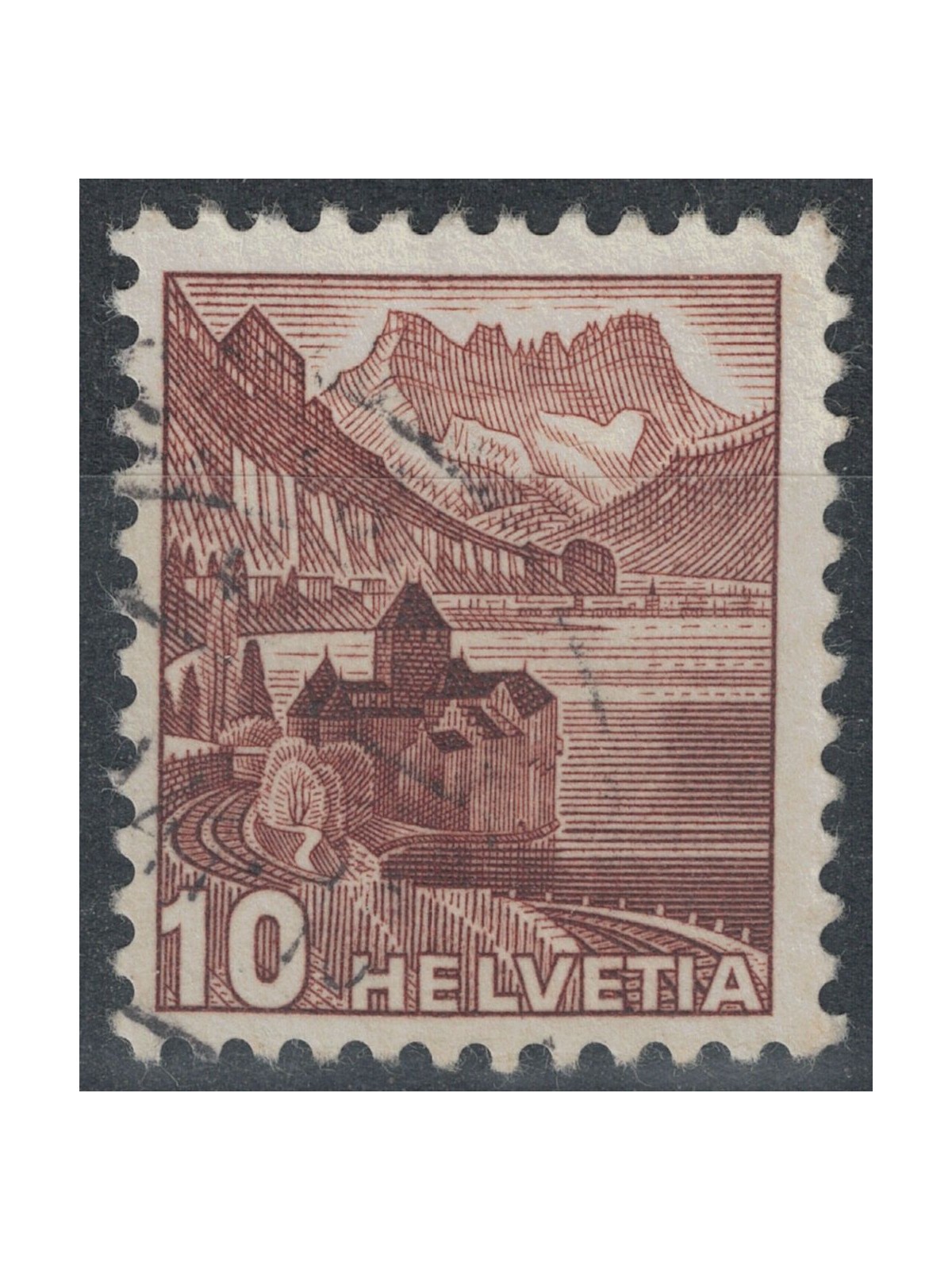 SWITZERLAND 1939 Chillon Castle us