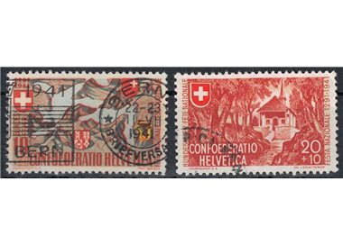 SWITZERLAND 1941 Pro Patria 2v us