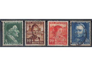 SWITZERLAND 1941 Pro Juventute 4v us