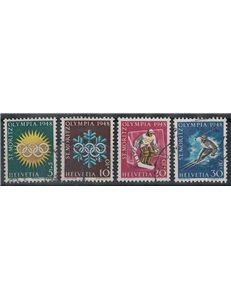 SWITZERLAND 1948 St. Moritz Olympics 4v us