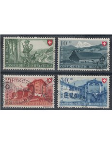 SWITZERLAND 1948 Pro Patria 4v us
