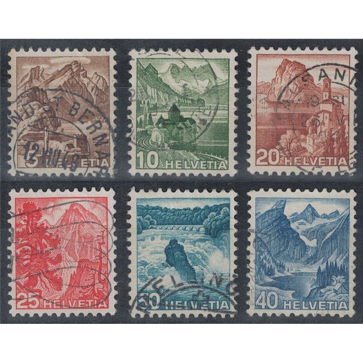 SWITZERLAND 1948 Views 6v us