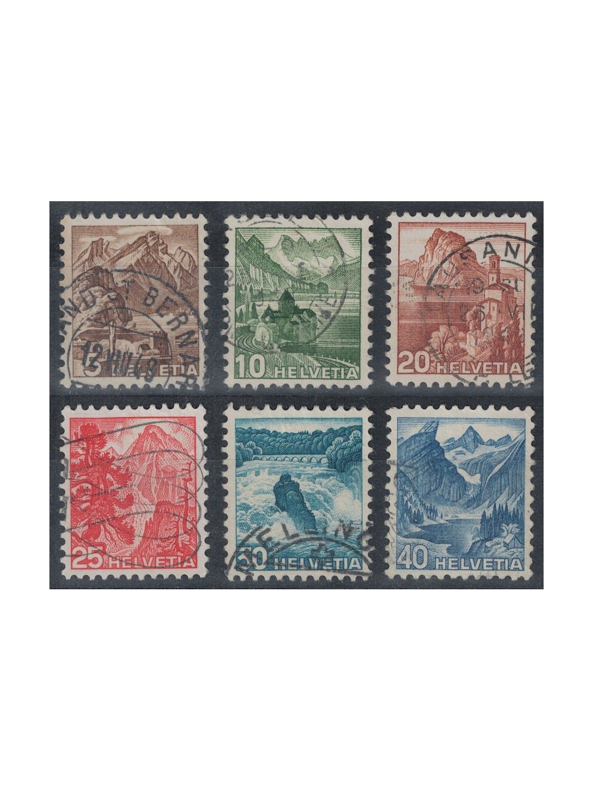 SVIZZERA 1948 Vedute 6v us