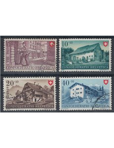 SWITZERLAND 1949 Pro Patria 4v us