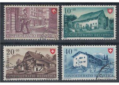 SVIZZERA 1949 Pro Patria 4v us