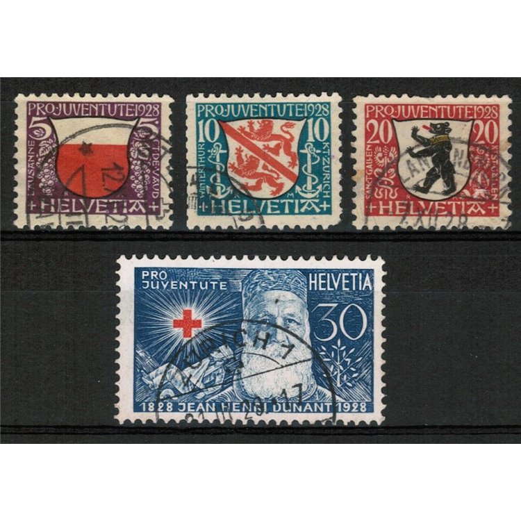 SWITZERLAND 1928 Pro Juventute 4v used