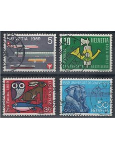 SWITZERLAND 1959 Propaganda series 4v unused