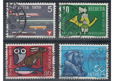 SVIZZERA 1959 Serie di propaganda 4v us