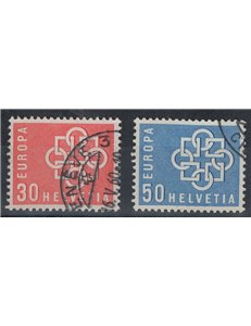 SVIZZERA 1959 Europa 2v us