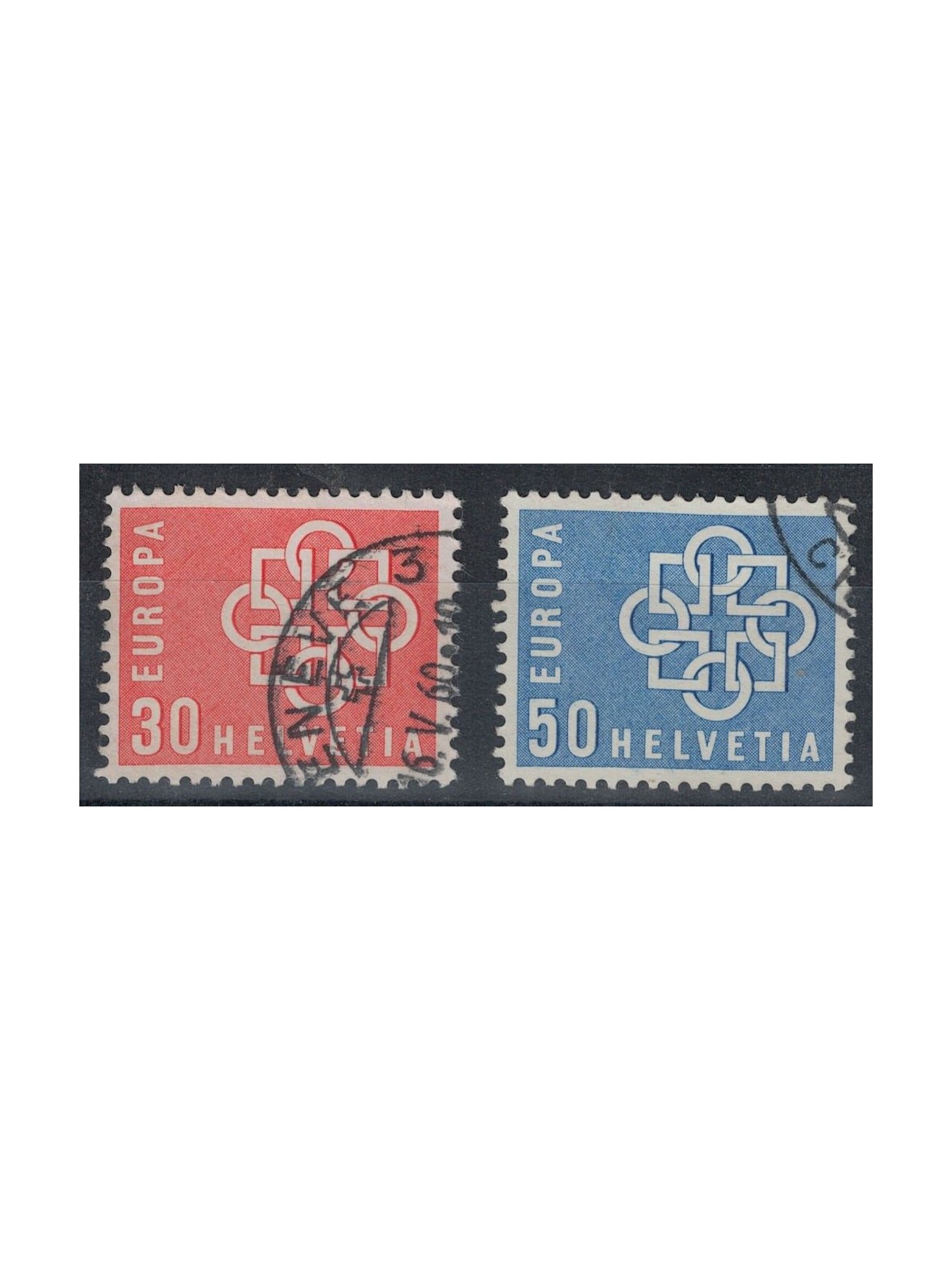 SVIZZERA 1959 Europa 2v us