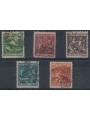 AUSTRIA 1924 For poor artists 5v used