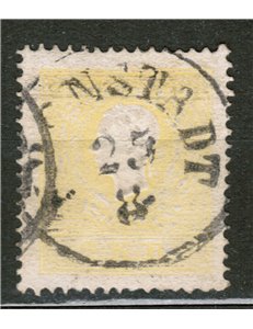 AUSTRIA 1859 2 Kreuzer yellow used