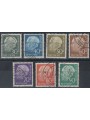 GERMANY FRG 1956-57 Theodor Heuss, ordinary series 7v used