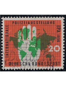 GERMANY BRD 1956 International Police Exhibition us