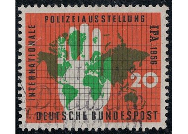 GERMANY BRD 1956 International Police Exhibition us