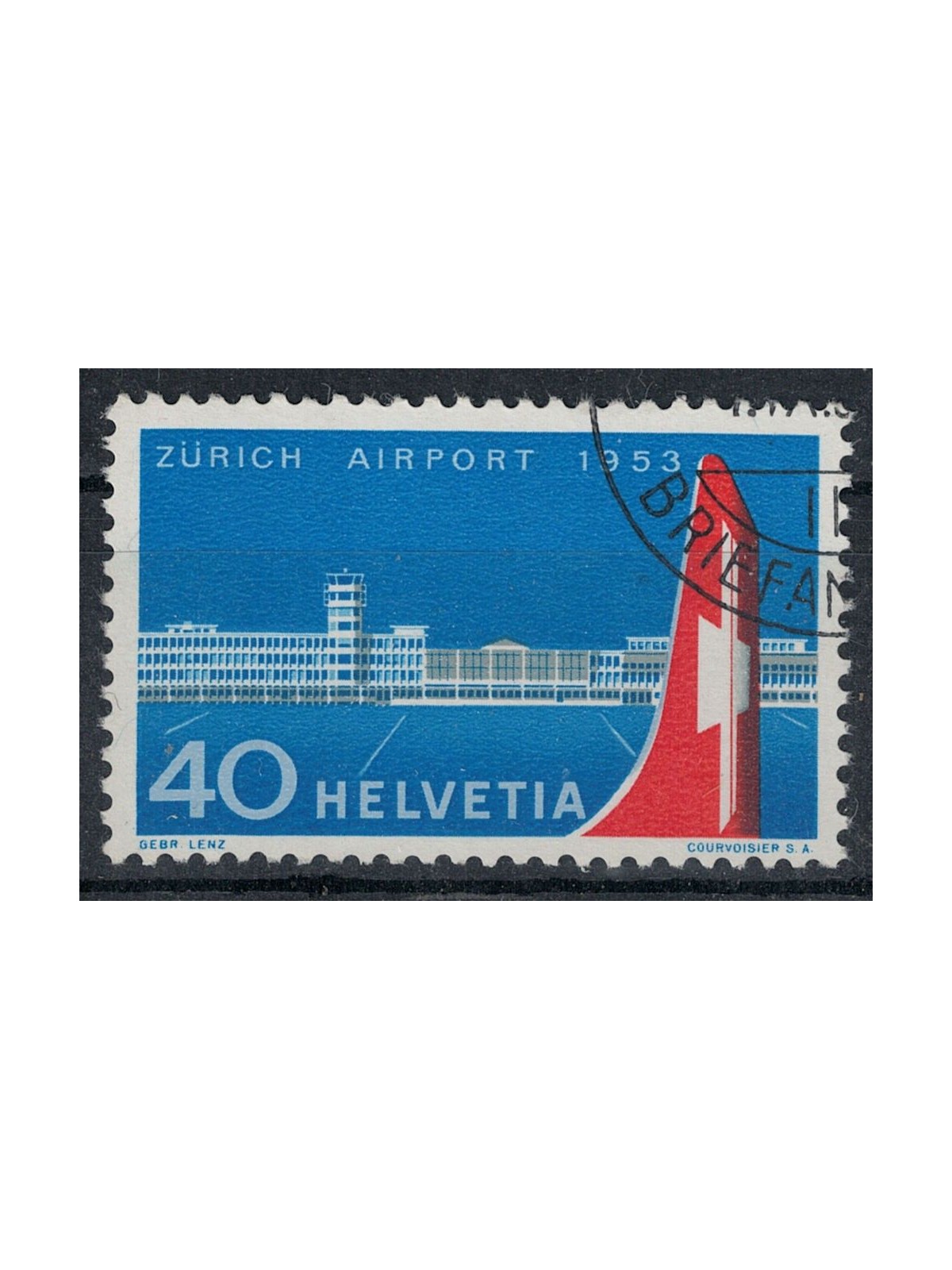 SWITZERLAND 1953 Zurich-Kloten Airport us