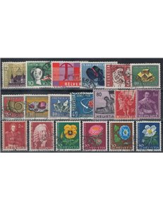 SWITZERLAND 1958 Complete year 19v us