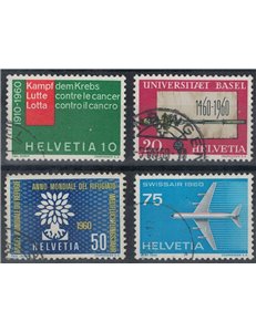 SWITZERLAND 1960 Propaganda series 4v us