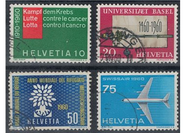 SVIZZERA 1960 Serie di propaganda 4v us