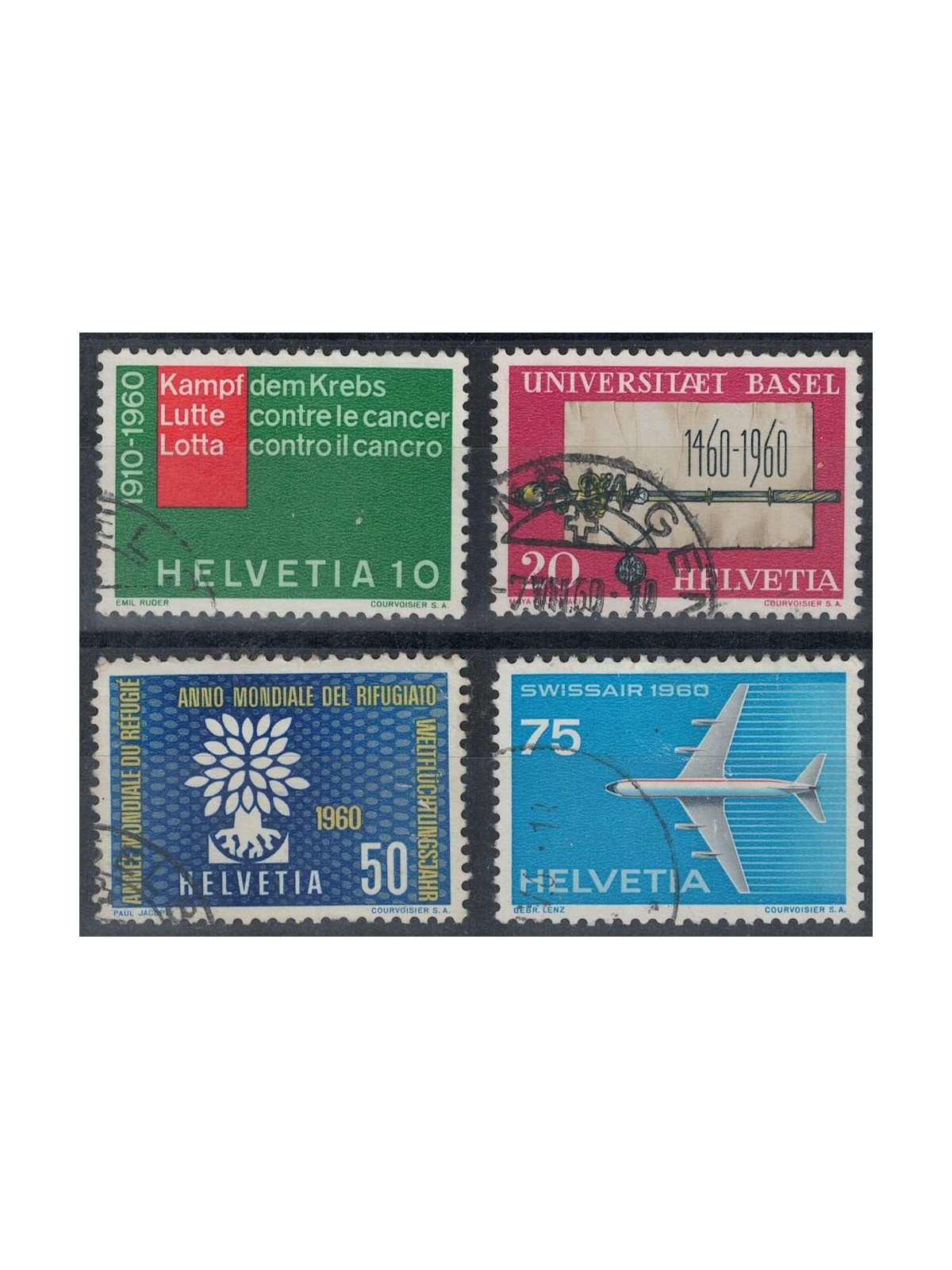 SWITZERLAND 1960 Propaganda series 4v us