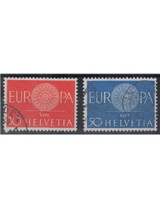 SVIZZERA 1960 Europa 2v us