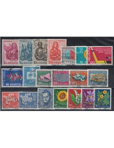 SWITZERLAND 1961 Complete year 20v us