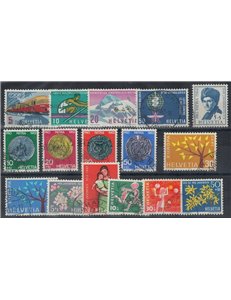 SVIZZERA 1962 Annata completa 16v us