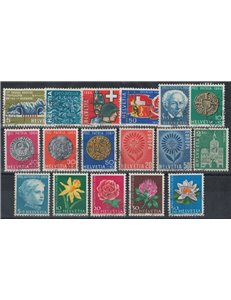 SVIZZERA 1964 Annata completa 17v us
