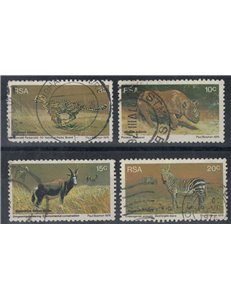 AFRICA DEL SUD 1976 Animali protetti 4v us