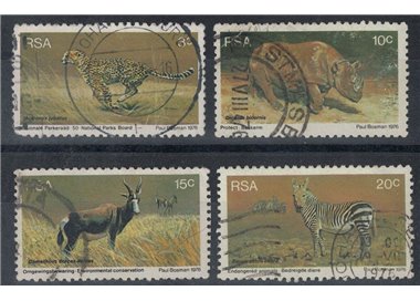 SOUTH AFRICA 1976 Protected Animals 4v us