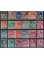 GERMANIA BIZONA 1948 Chiese ed edifici storici 24v us