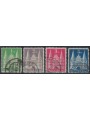 GERMANY BIZONA 1948 Holstentor of Lübeck (I type) 4v us