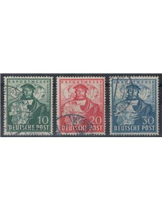 GERMANIA BIZONA 1949 Fiera di Hannover 3v us