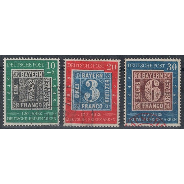GERMANIA BRD 1949 Francobollo tedesco 3v us
