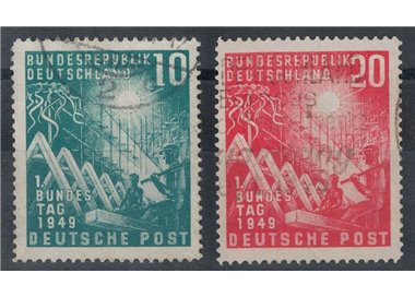 GERMANY BRD 1949 Opening of Parliament 2v us