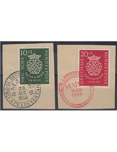 GERMANIA BRD 1950 Johann Sebastian Bach 2v us