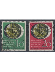 GERMANY BRD 1951 Wuppertal Philatelic Exhibition 2v us