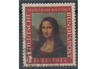 GERMANY BRD 1952 The Mona Lisa us