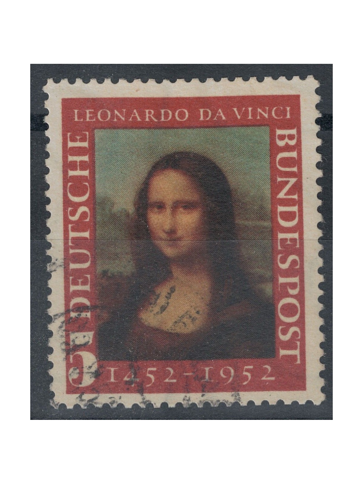GERMANY BRD 1952 The Mona Lisa us