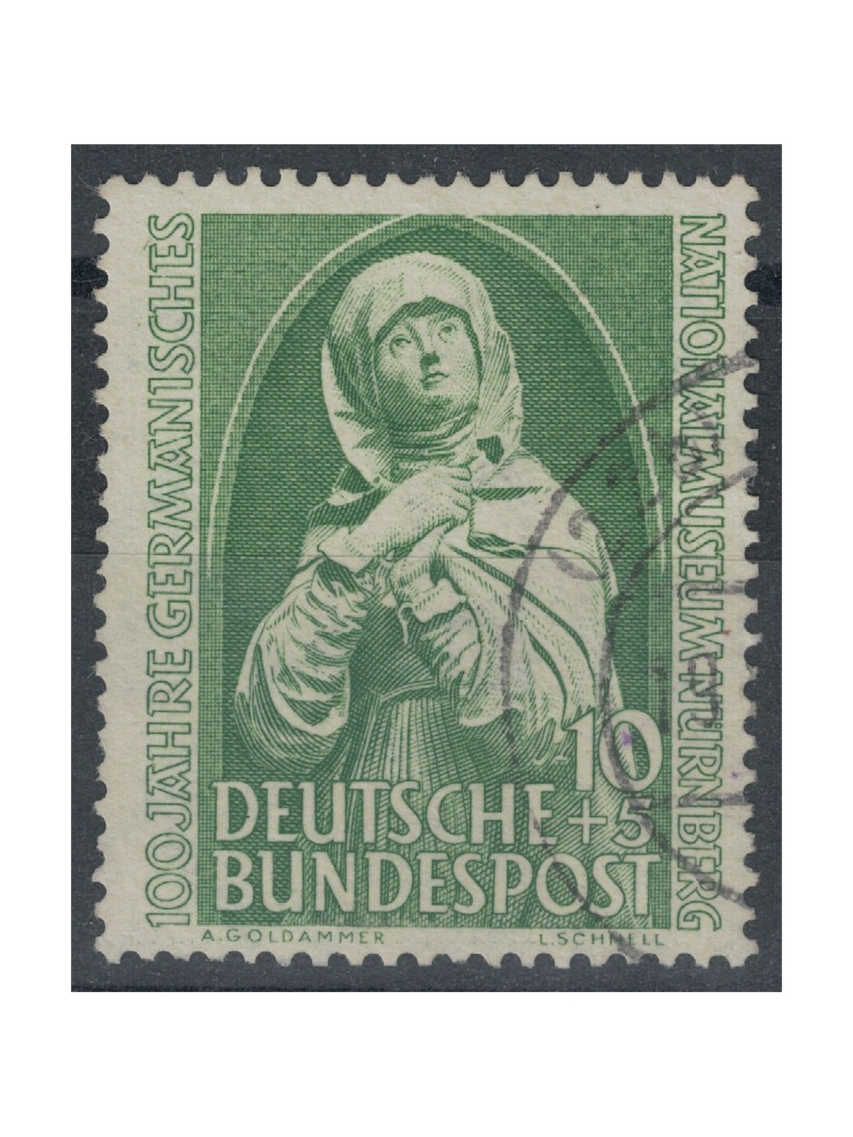 GERMANY BRD 1952 Nuremberg Museum us