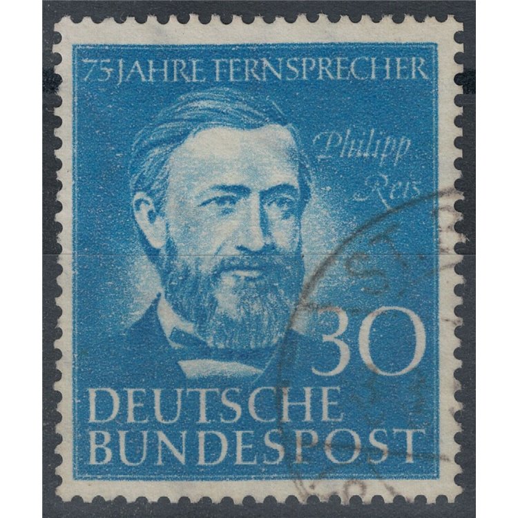 GERMANIA BRD 1952 Anniversario del telefono us